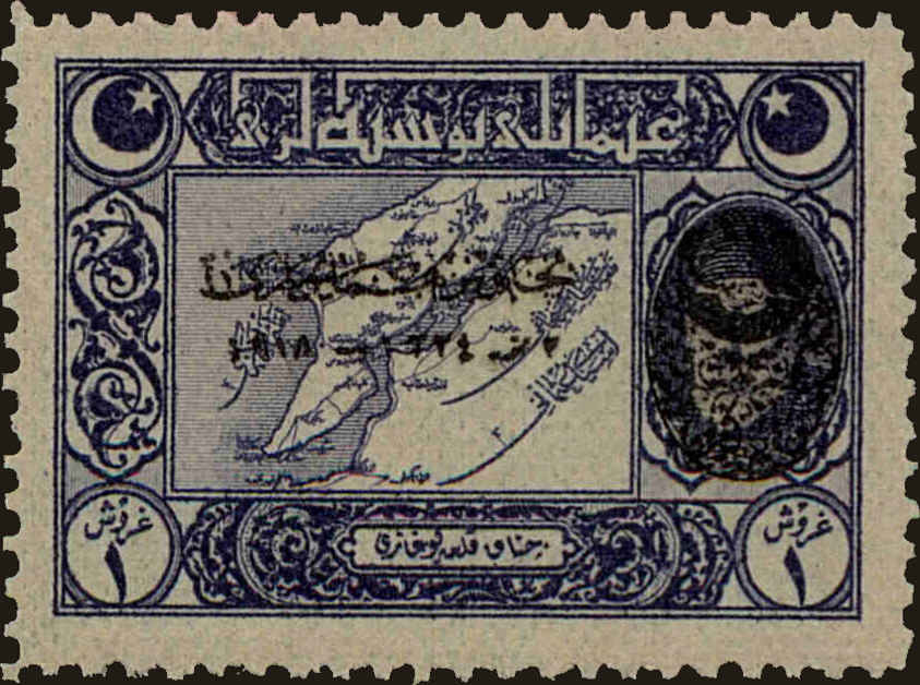 Front view of Turkey 571 collectors stamp