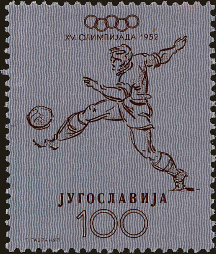 Front view of Kingdom of Yugoslavia 364 collectors stamp