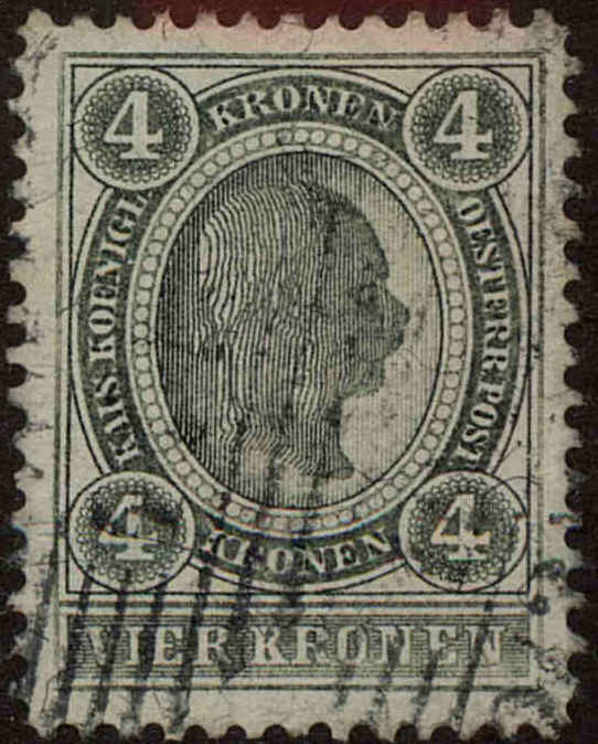 Front view of Austria 85 collectors stamp