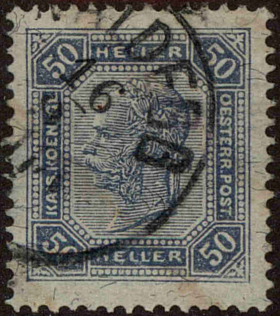 Front view of Austria 103a collectors stamp