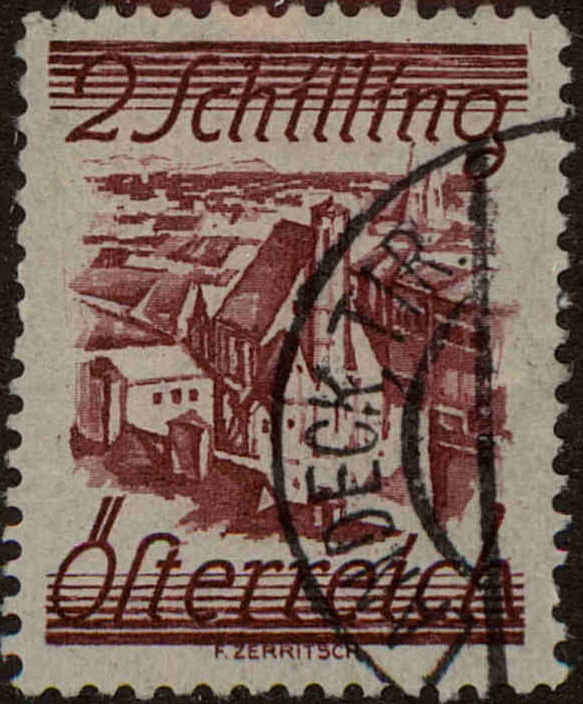 Front view of Austria 324 collectors stamp