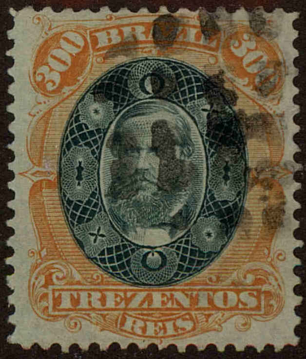 Front view of Brazil 78 collectors stamp