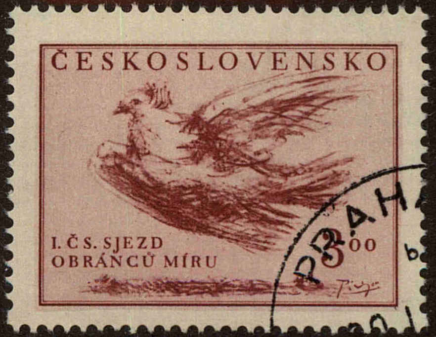 Front view of Czechia 439 collectors stamp
