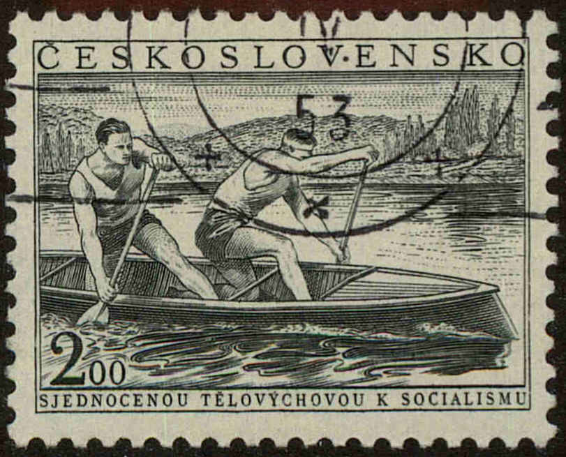 Front view of Czechia 541 collectors stamp