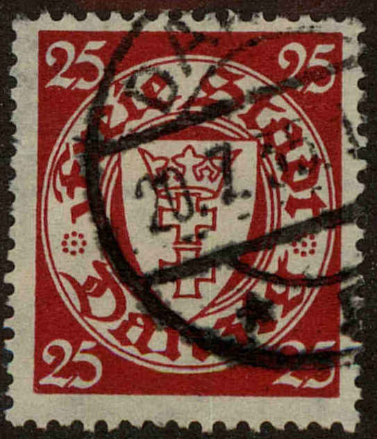 Front view of Danzig 180 collectors stamp