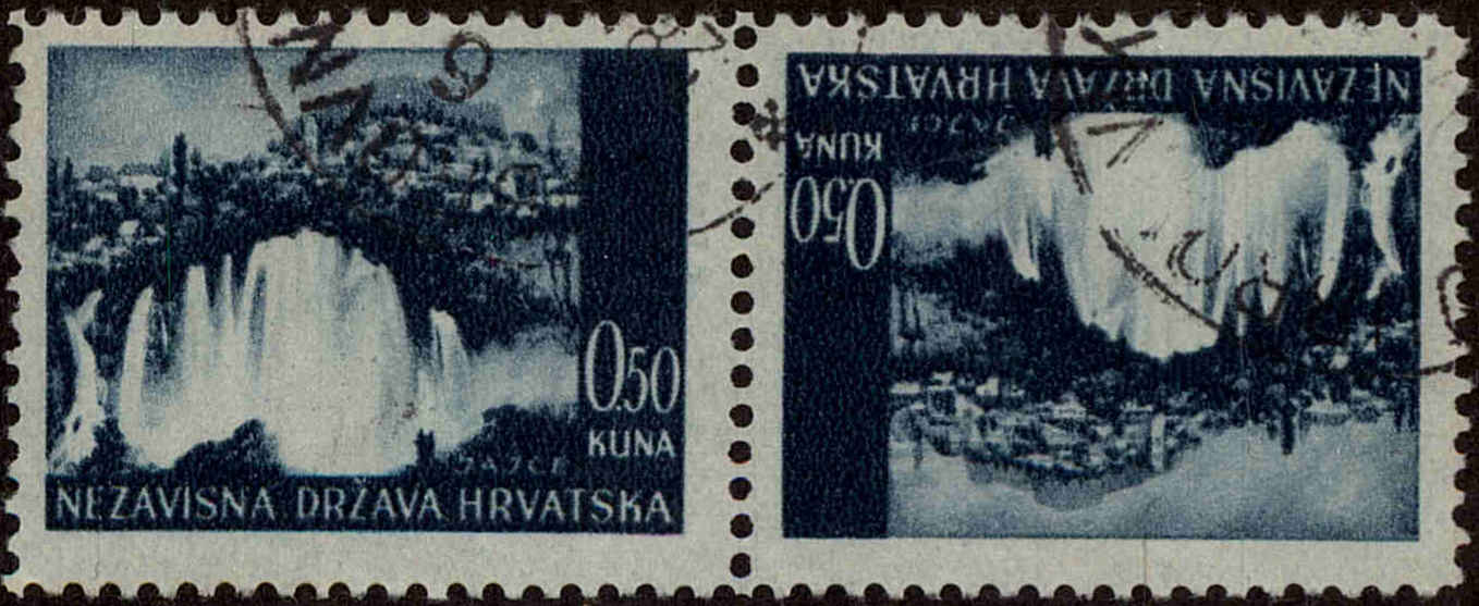 Front view of Croatia 31a collectors stamp