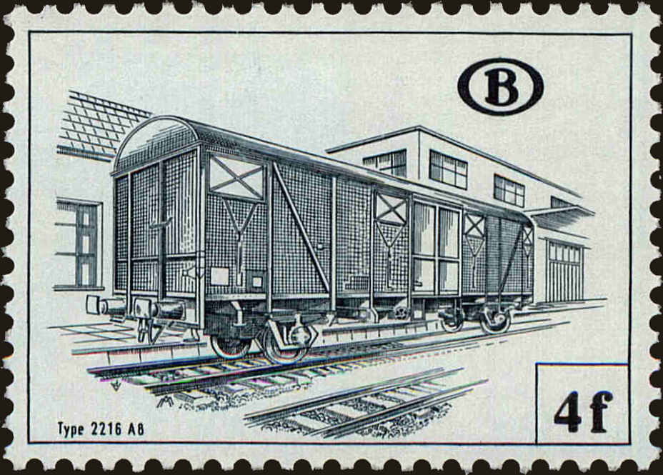 Front view of Belgium Q441 collectors stamp