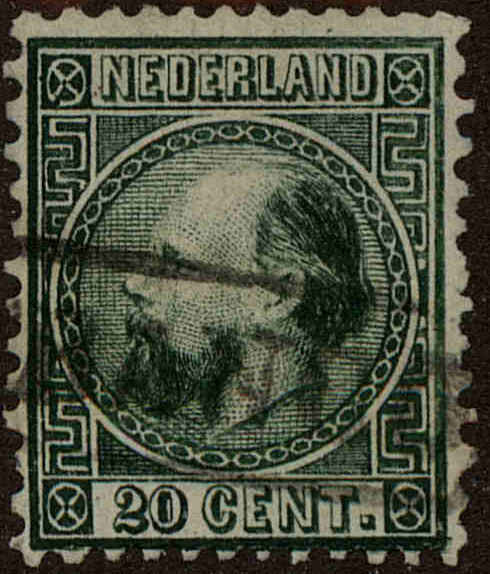 Front view of Netherlands 10 collectors stamp