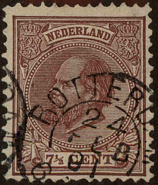 Front view of Netherlands 24 collectors stamp