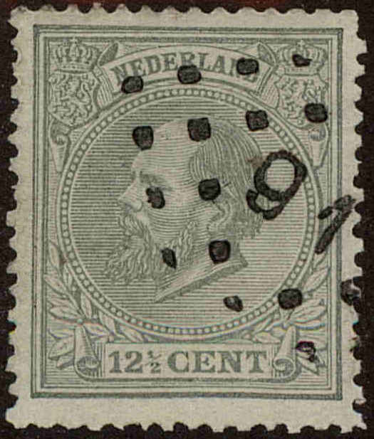 Front view of Netherlands 26 collectors stamp