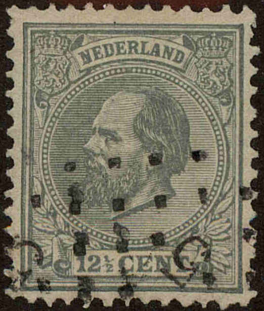 Front view of Netherlands 26 collectors stamp