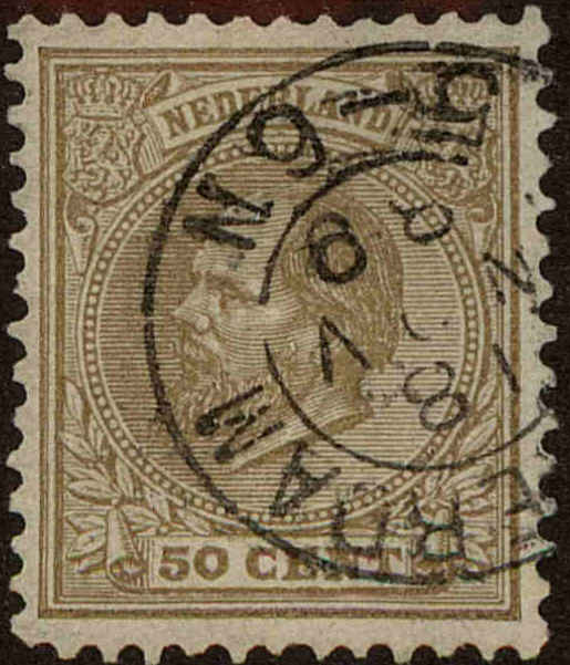 Front view of Netherlands 31 collectors stamp