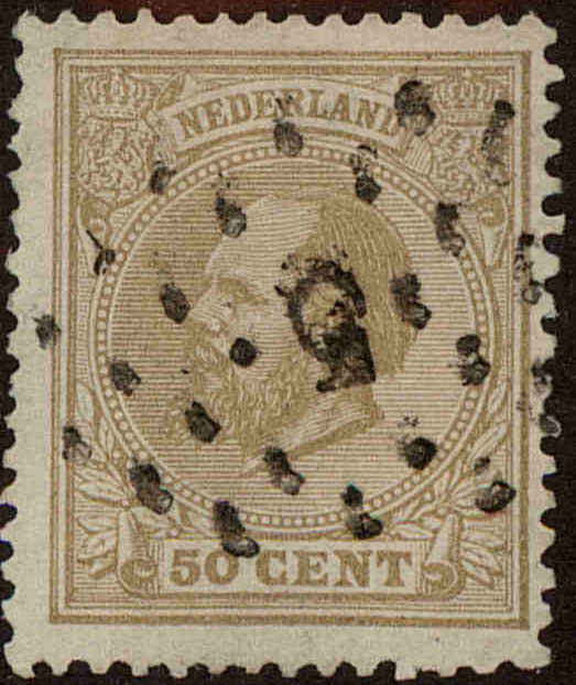 Front view of Netherlands 31 collectors stamp