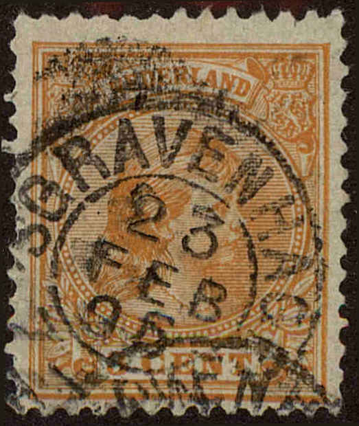 Front view of Netherlands 40 collectors stamp