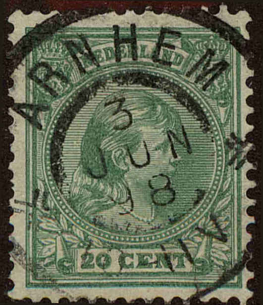 Front view of Netherlands 46 collectors stamp