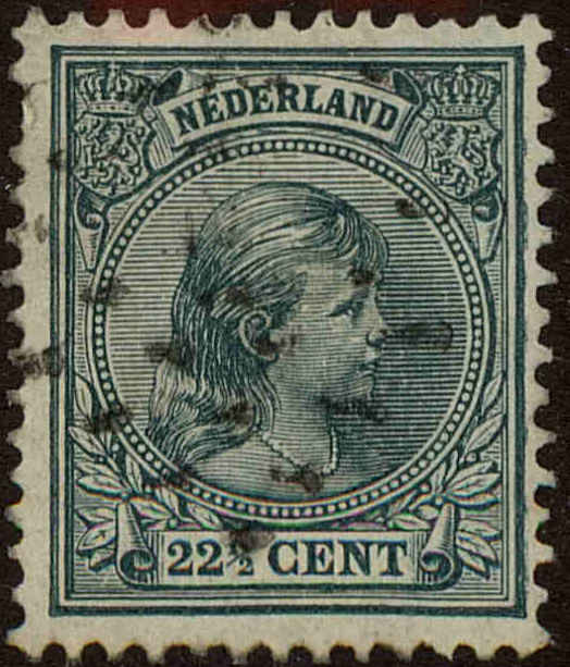 Front view of Netherlands 47 collectors stamp