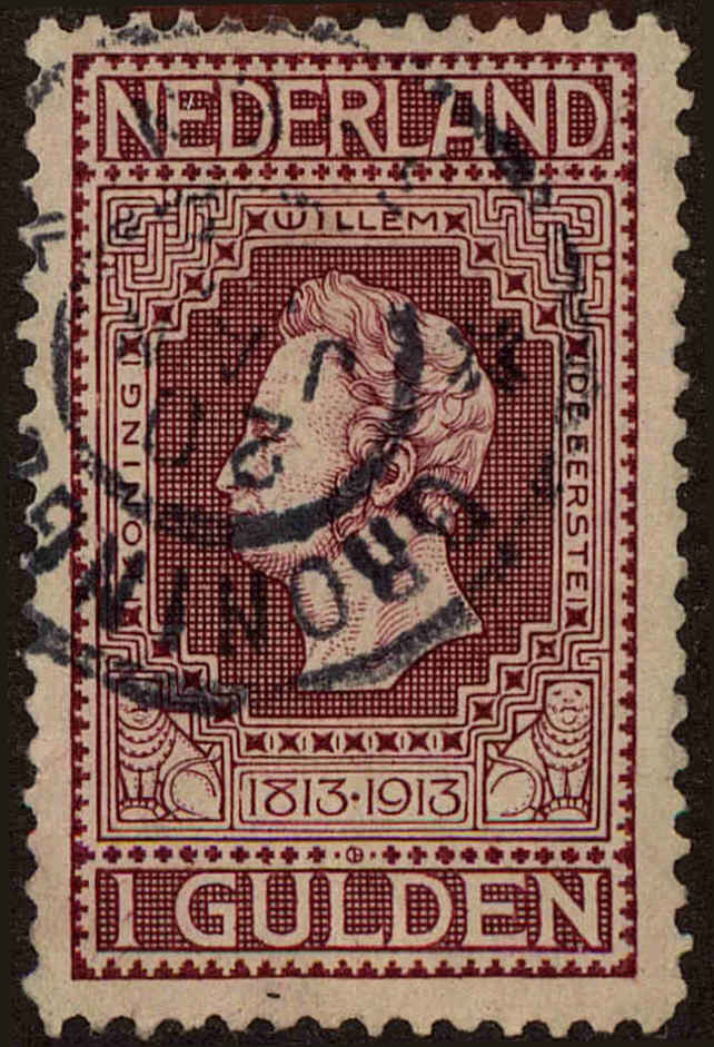 Front view of Netherlands 98 collectors stamp