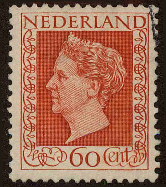 Front view of Netherlands 300 collectors stamp