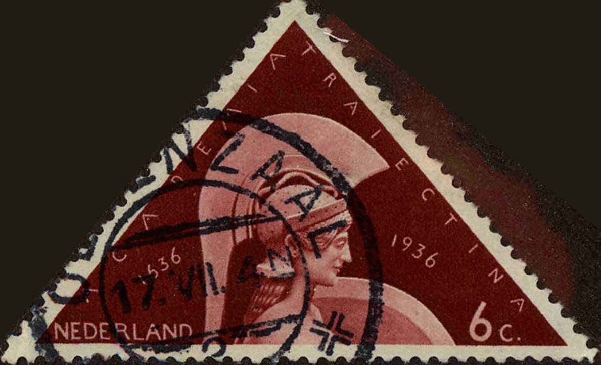 Front view of Netherlands 204 collectors stamp