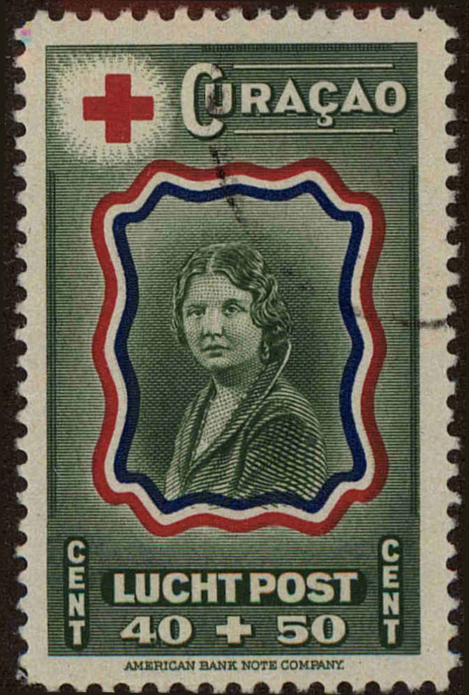 Front view of Netherlands Antilles CB14 collectors stamp