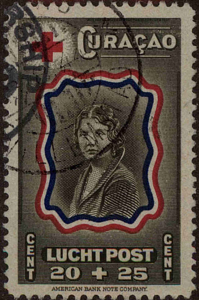 Front view of Netherlands Antilles CB17 collectors stamp