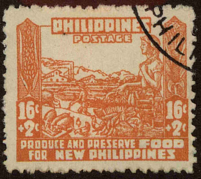 Front view of Philippines (US) NB3 collectors stamp