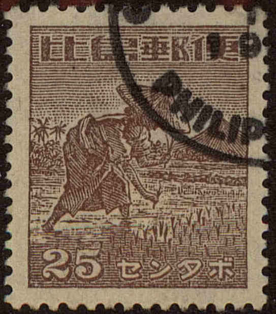 Front view of Philippines (US) N22 collectors stamp