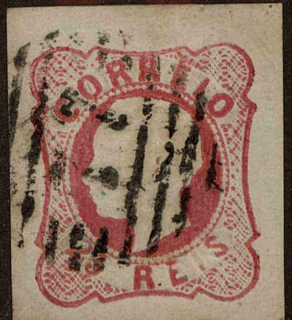 Front view of Portugal 14 collectors stamp