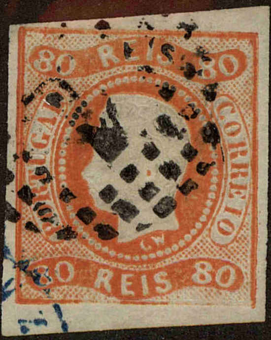 Front view of Portugal 22 collectors stamp