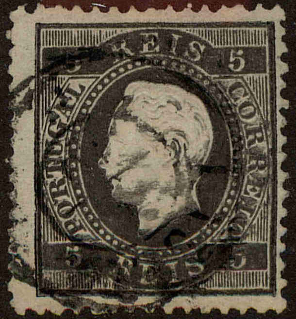 Front view of Portugal 34 collectors stamp
