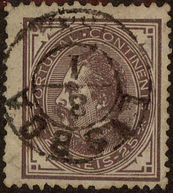 Front view of Portugal 55 collectors stamp
