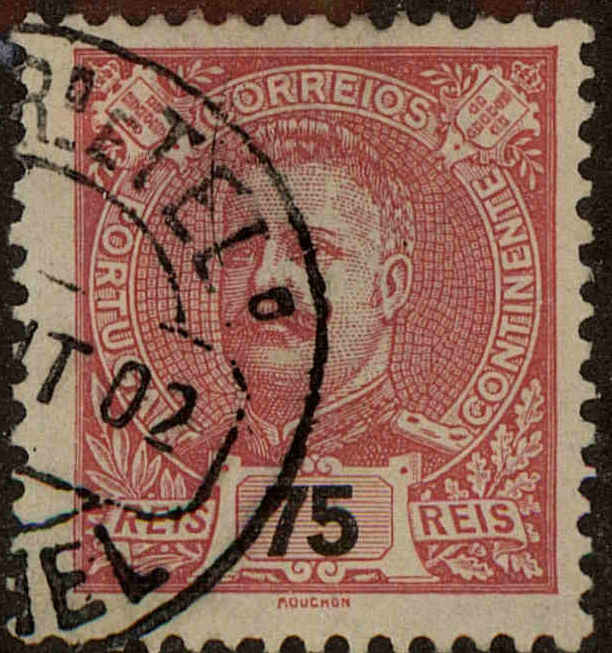 Front view of Portugal 121 collectors stamp