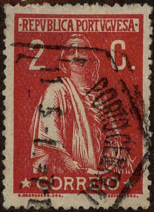 Front view of Portugal 211 collectors stamp