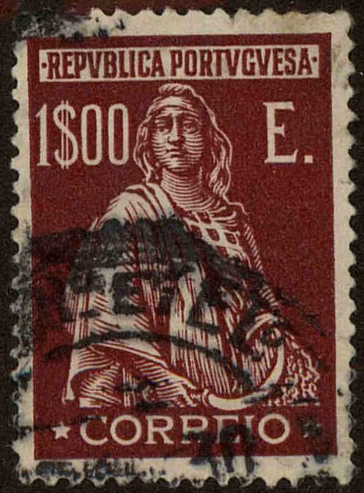 Front view of Portugal 414 collectors stamp