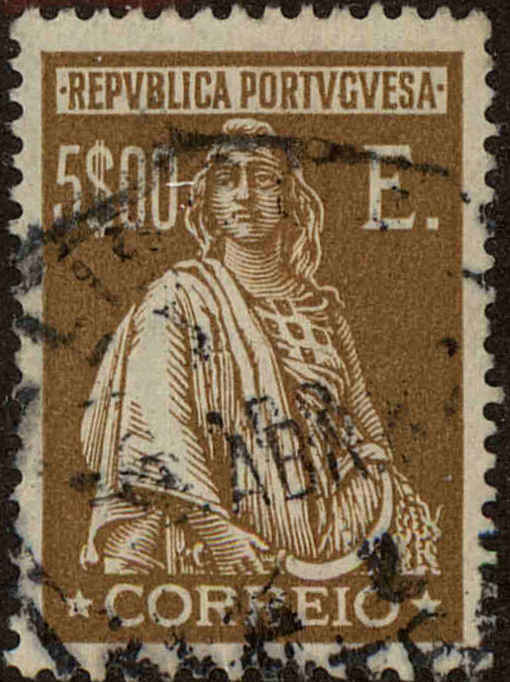 Front view of Portugal 420 collectors stamp