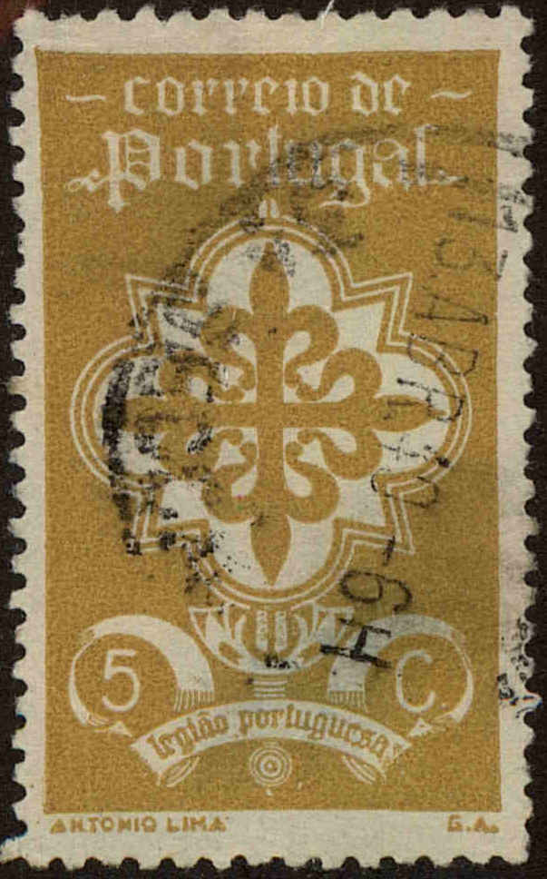 Front view of Portugal 579 collectors stamp