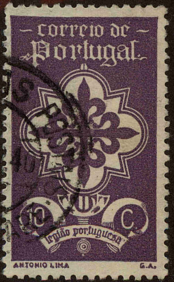 Front view of Portugal 580 collectors stamp