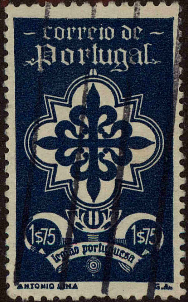 Front view of Portugal 586 collectors stamp