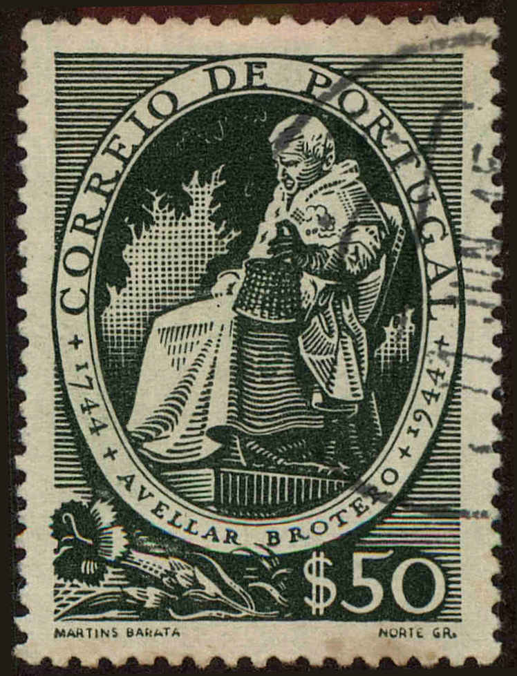 Front view of Portugal 639 collectors stamp