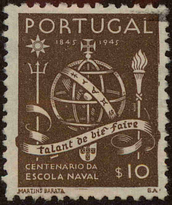 Front view of Portugal 658 collectors stamp