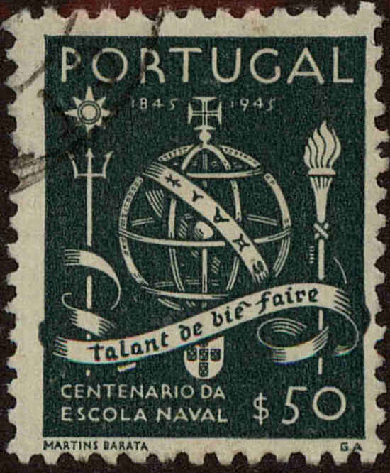 Front view of Portugal 659 collectors stamp