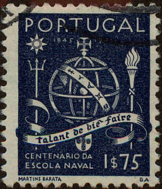 Front view of Portugal 661 collectors stamp
