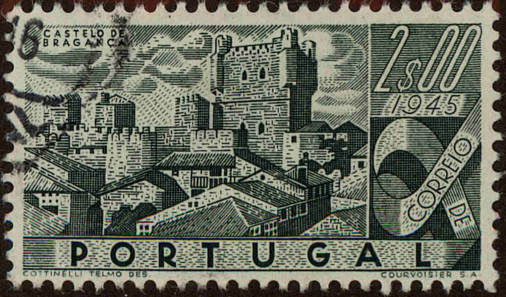 Front view of Portugal 668 collectors stamp
