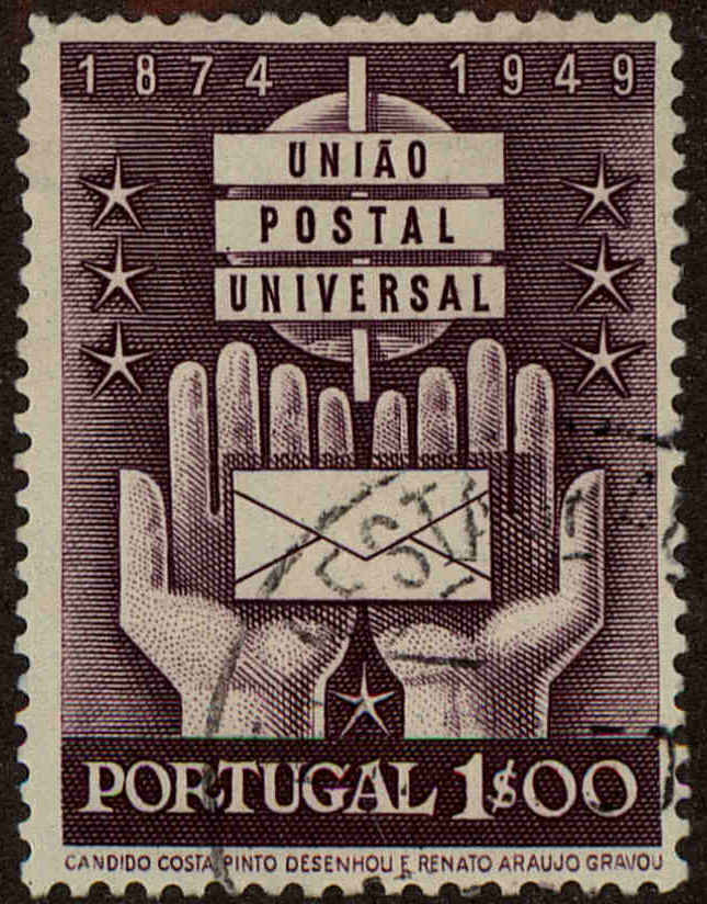 Front view of Portugal 713 collectors stamp