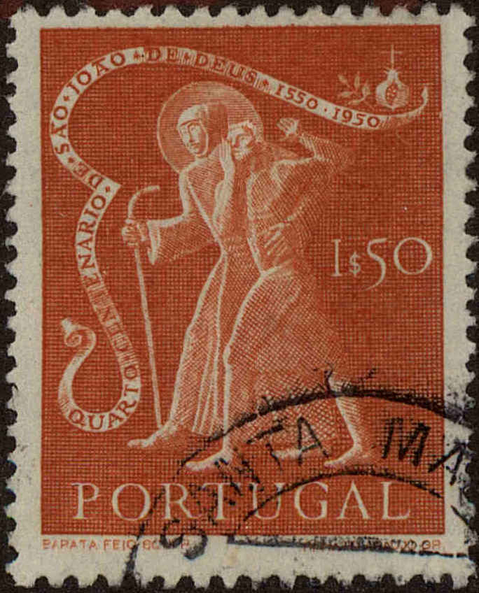 Front view of Portugal 724 collectors stamp