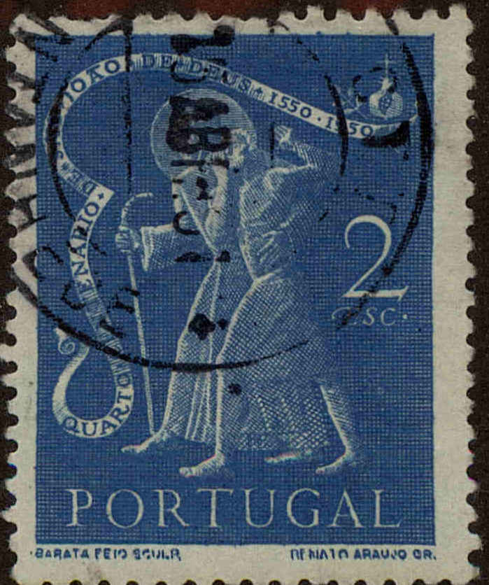 Front view of Portugal 725 collectors stamp