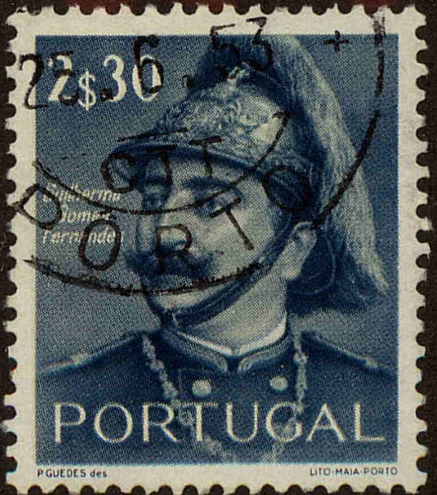 Front view of Portugal 779 collectors stamp