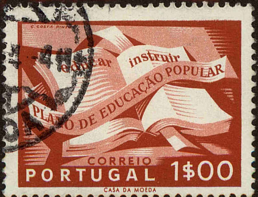 Front view of Portugal 795 collectors stamp