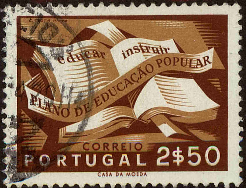 Front view of Portugal 797 collectors stamp