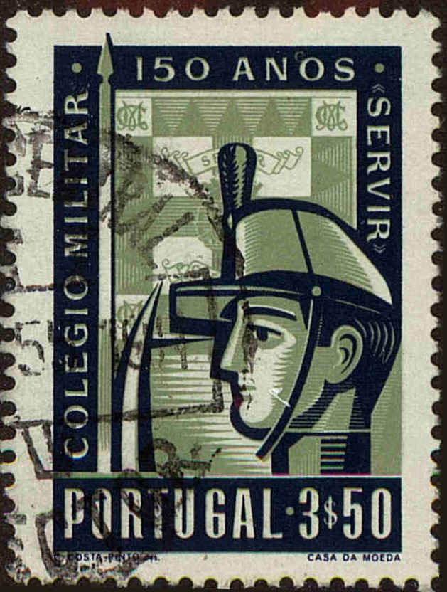 Front view of Portugal 799 collectors stamp